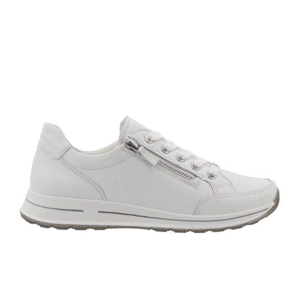 Ara Osaka Lace & Zipper White Women