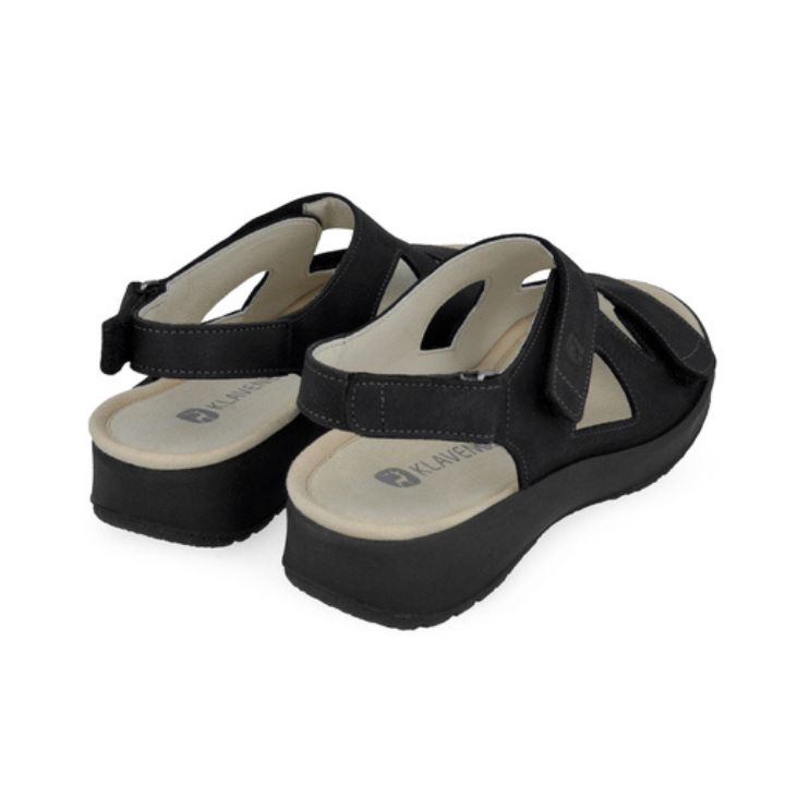 Klaveness Thea Sandal Black Waxed Women - Bild 3