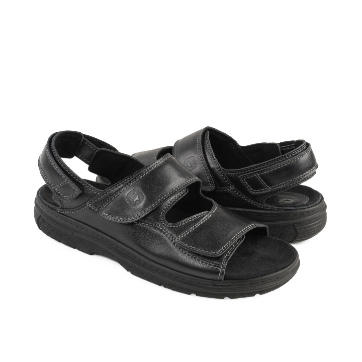 Klaveness 0837 Naturform Sandal Black Unisex - Bild 3