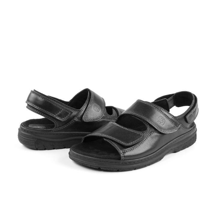 Klaveness 0837 Naturform Sandal Black Unisex - Bild 2
