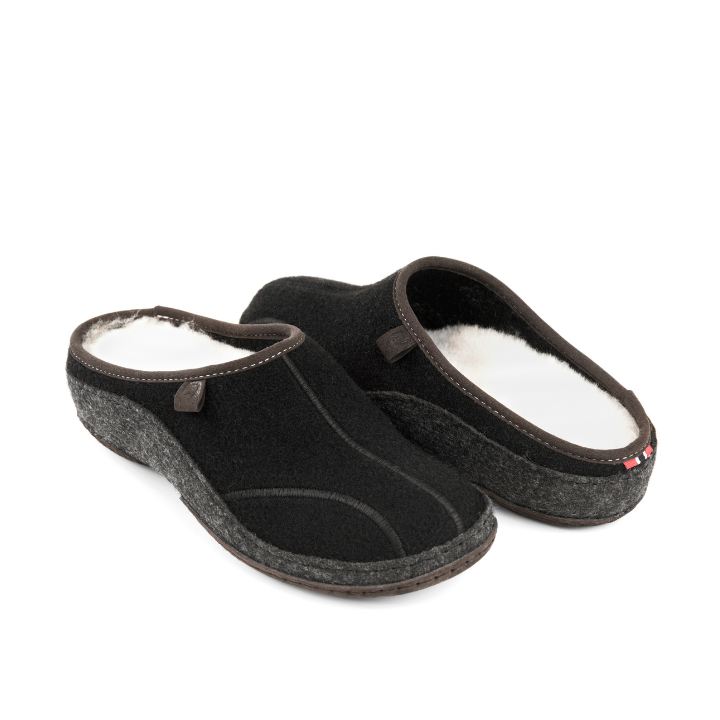 Klaveness Slipper Wool Black Unisex - Bild 4