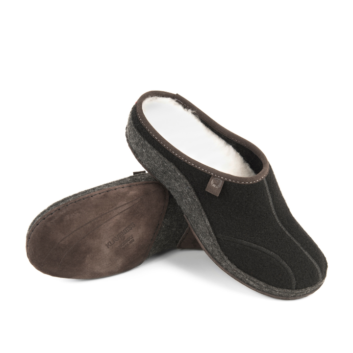 Klaveness Slipper Wool Black Unisex - Bild 2