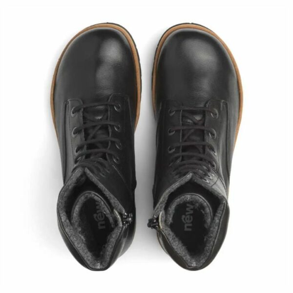 New Feet Boot Lace & Zipper Black Women - Bild 4