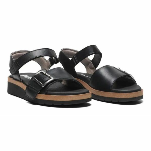 New Feet Sandal Leather Black Women - Bild 2