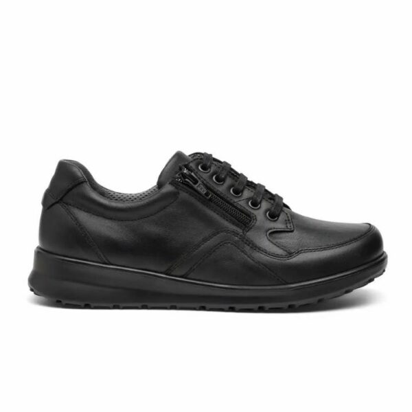 New Feet Lace & Zipper Black Women