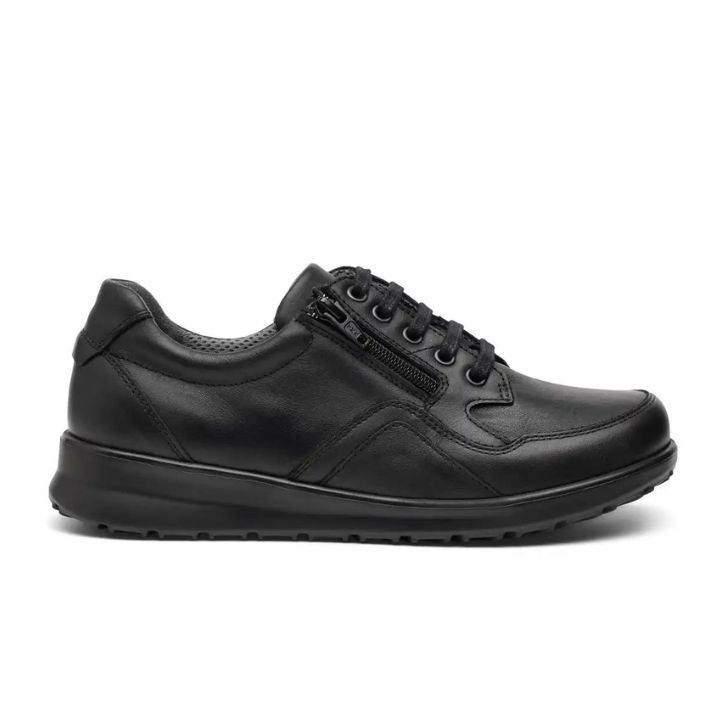 New Feet Lace & Zipper Black Women