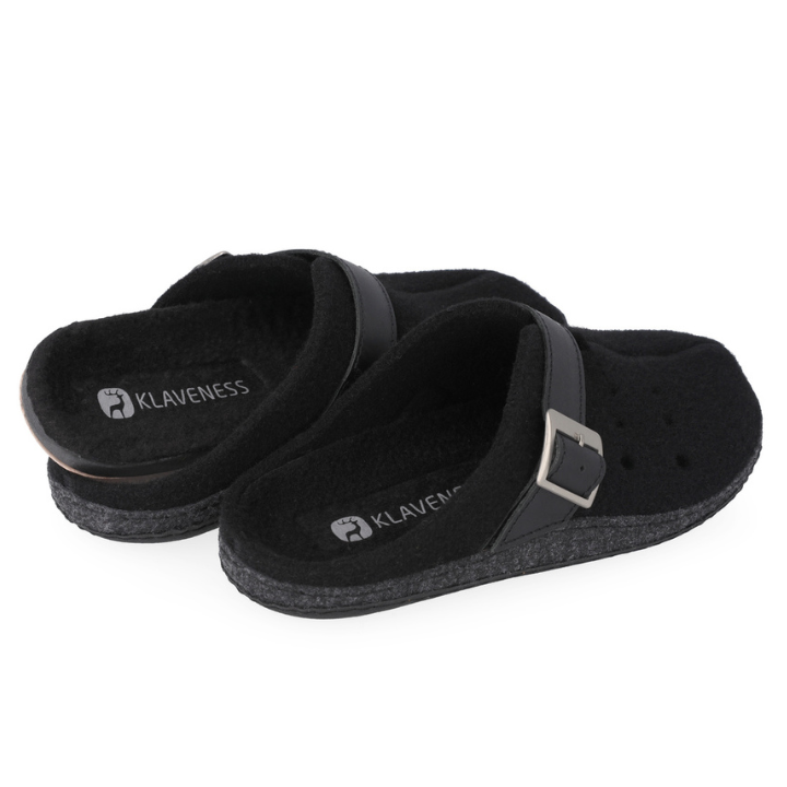 Klaveness Whool Slipper Black Men - Bild 3