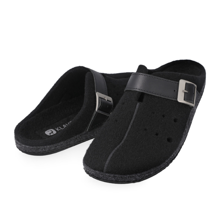 Klaveness Whool Slipper Black Men - Bild 4