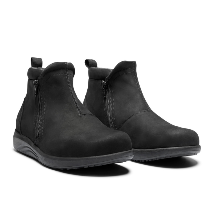 New Feet Boot 2 Zippers Black Men - Bild 2