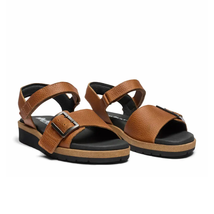 New Feet Sandal Leather Chestnut Women - Bild 4