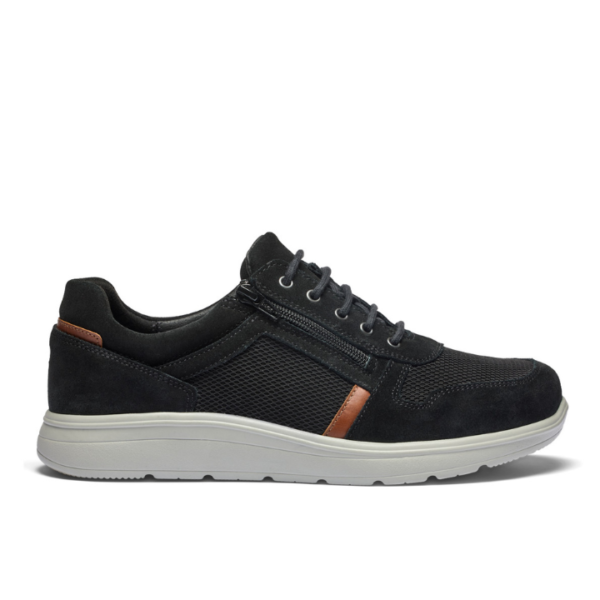 New Feet Zipper & Lace Black Men