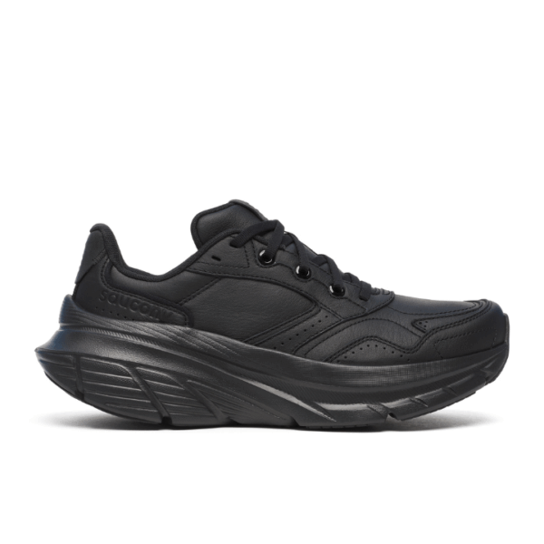 Saucony Guide Metro Leather Wide Tripple Black Women