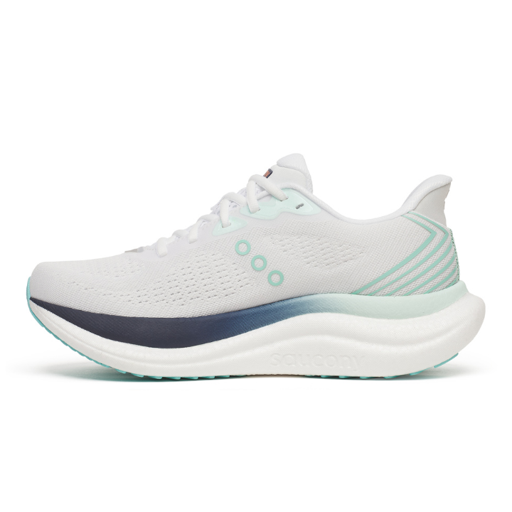 Saucony Triumph 23 Medium White/Navy Women - Bild 3