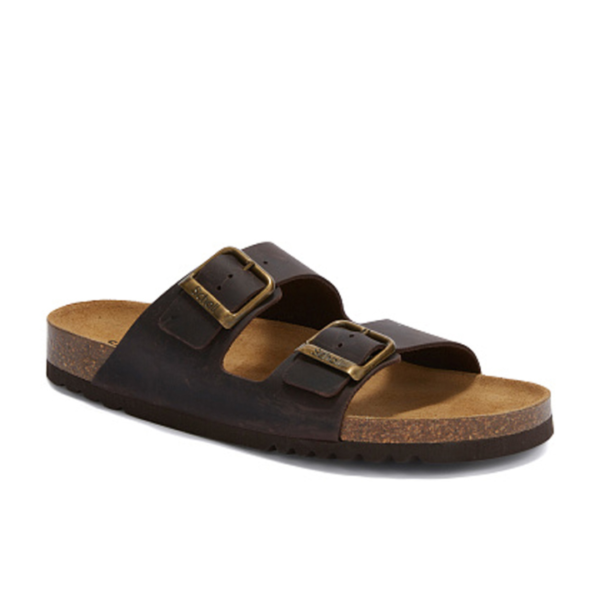 Scholl Julien Dark Brown Oiled Leather Men