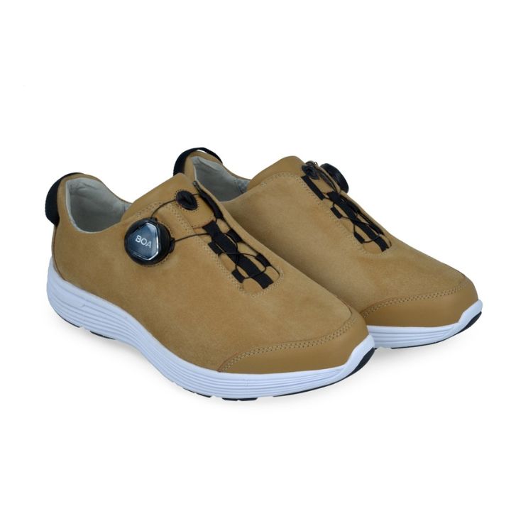 Klaveness Frida Shoe Velour BOA Camel Women
